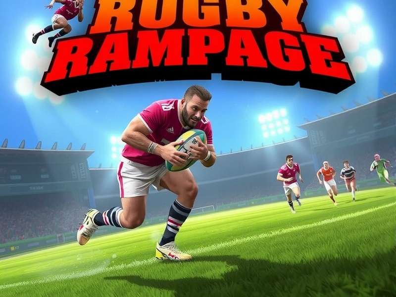 Intense rugby matches in Rugby Rampage Rugby Rampage Gameplay Action