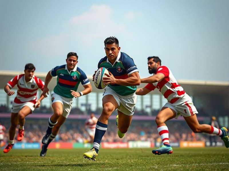 Customizable Indian athlete characters Indian players in Rugby Rampage